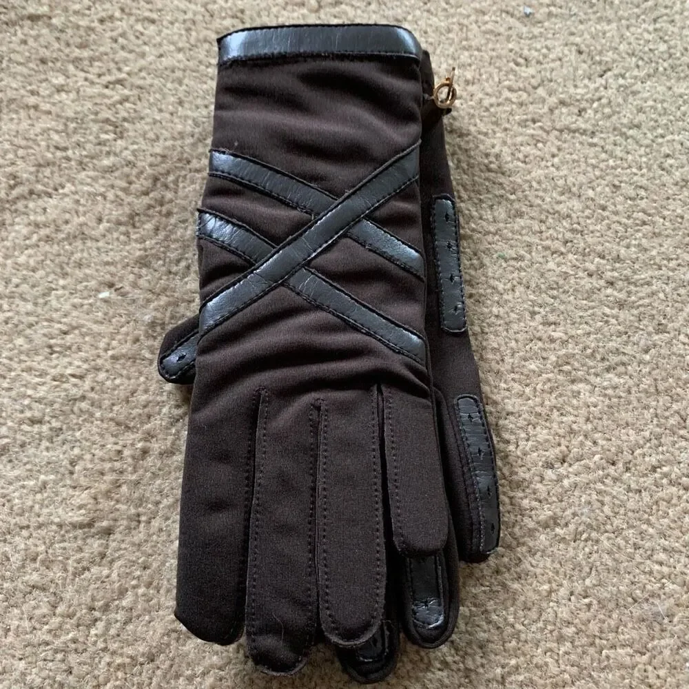Vintage Montgomery Ward Ladies Brown Driving Gloves *New*